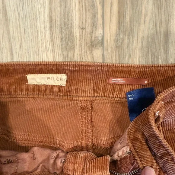 Pilcro Burnt Orange Corduroy Pants - Picture 5 of 5